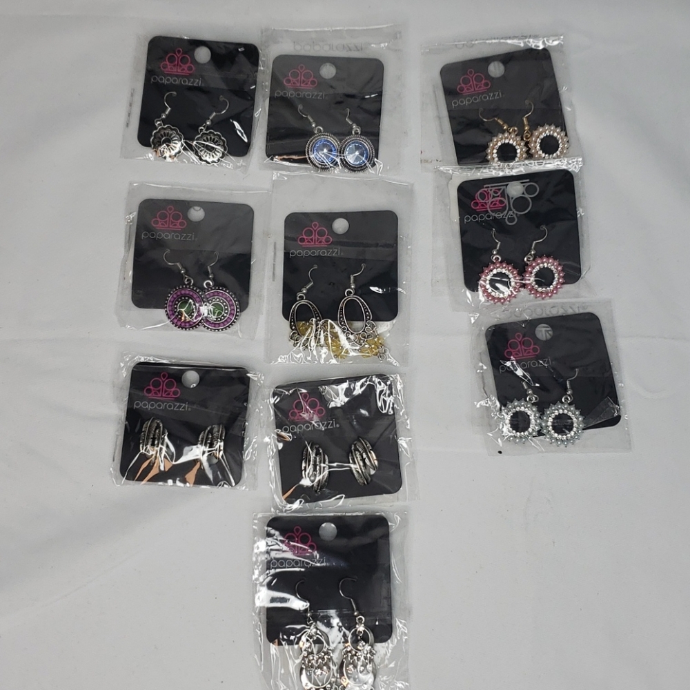 Paparazzi Earrings Lot (10)